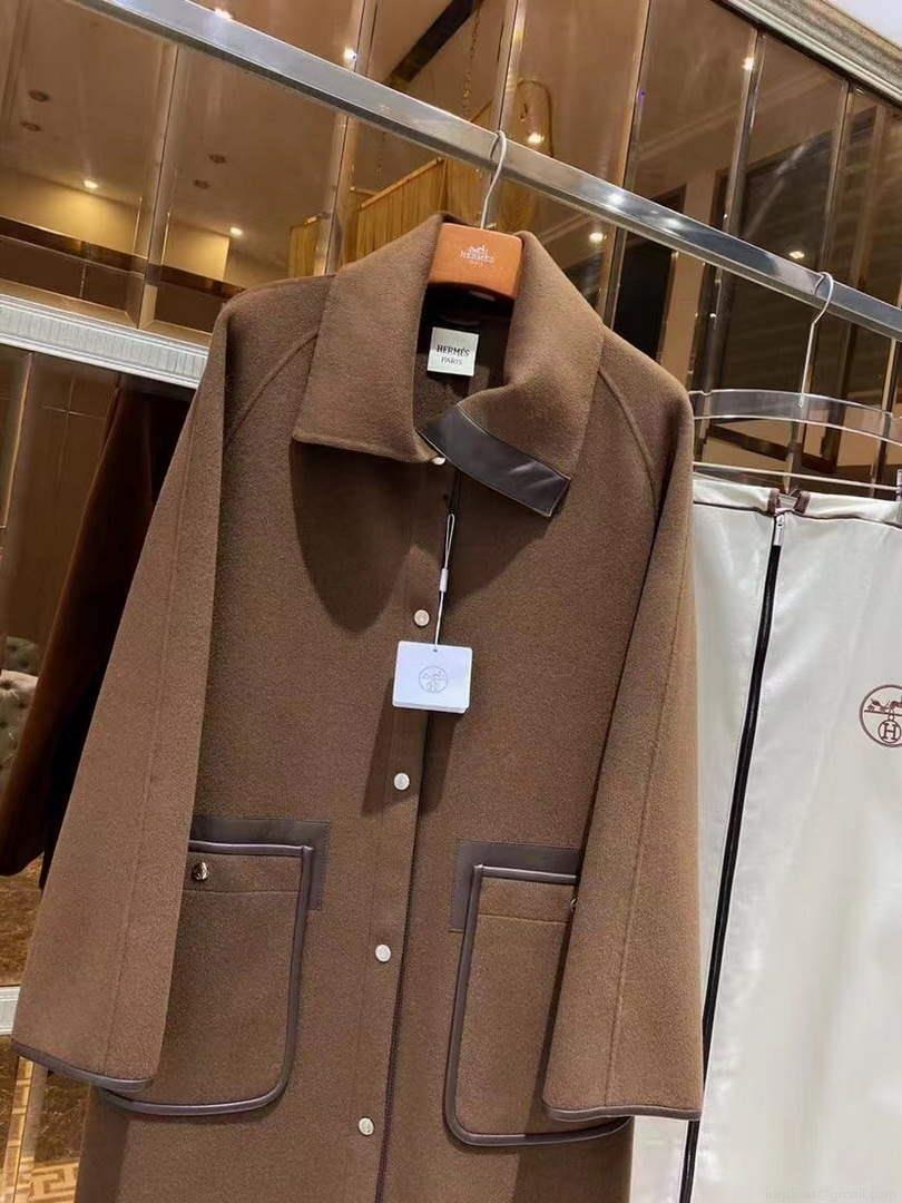 Hermes H2H0129DA0234 Women’s Fashion Clothing Coat H33273