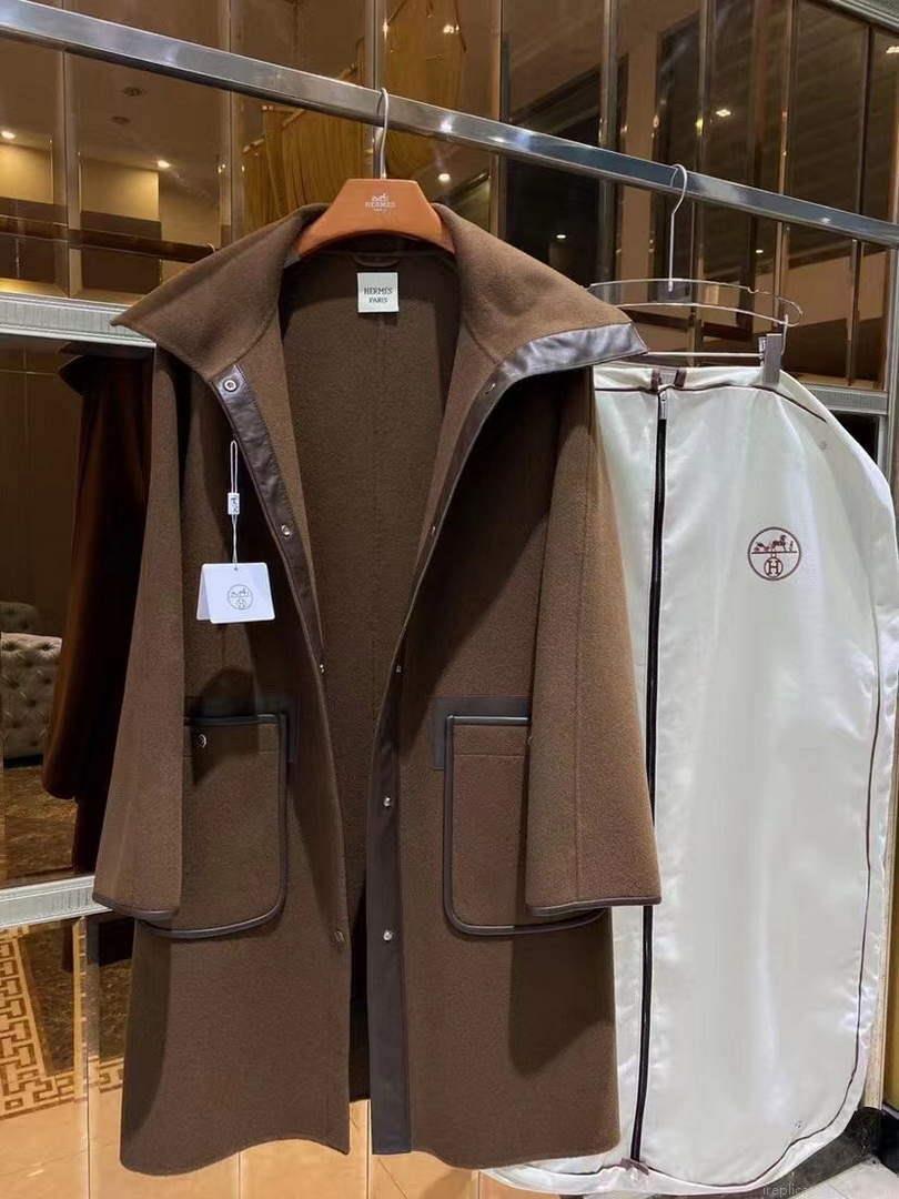 Hermes H2H0129DA0234 Women’s Fashion Clothing Coat H33273