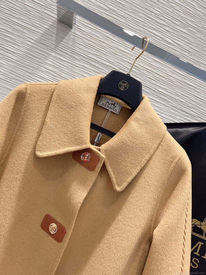Hermes H2H0129DA0234 Women’s Fashion Clothing Coat H33280
