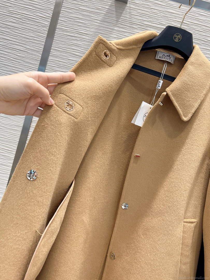 Hermes H2H0129DA0234 Women’s Fashion Clothing Coat H33280