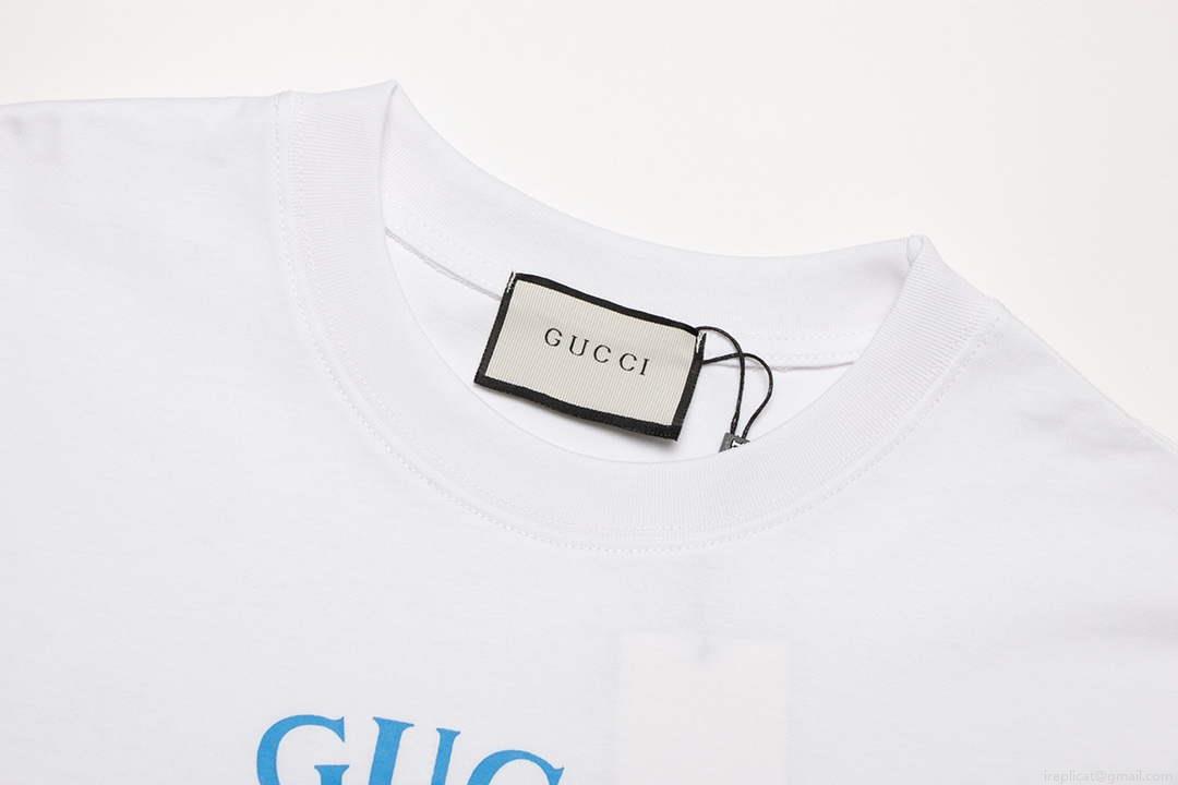 Gucci 717422 Logo print cotton jersey Men Women’s T-shirt G38662
