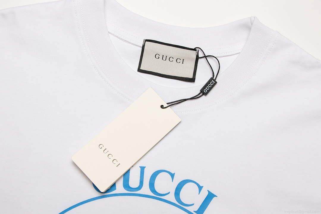 Gucci 717422 Logo print cotton jersey Men Women’s T-shirt G38662