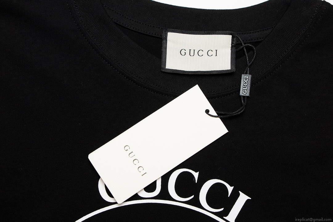 Gucci 717422 Logo print cotton jersey Men Women’s T-shirt G38664