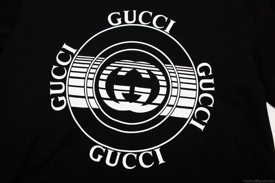 Gucci 717422 Logo print cotton jersey Men Women’s T-shirt G38664