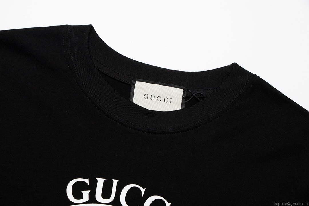 Gucci 717422 Logo print cotton jersey Men Women’s T-shirt G38664