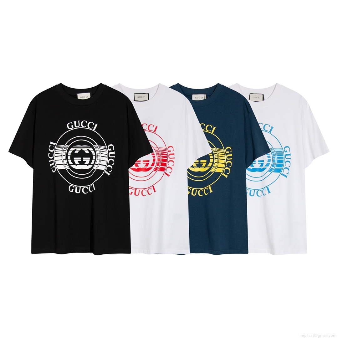 Gucci 717422 Logo print cotton jersey Men Women’s T-shirt G38664