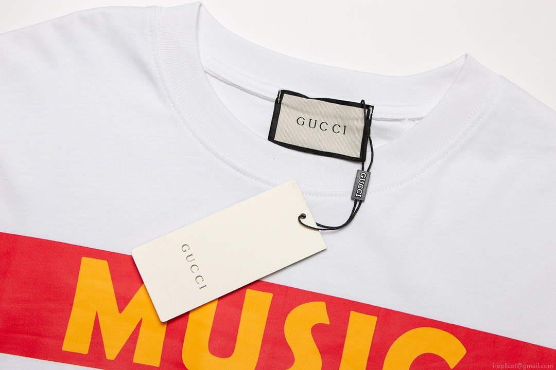 Gucci 717422 Logo print cotton jersey Men Women’s T-shirt G38665
