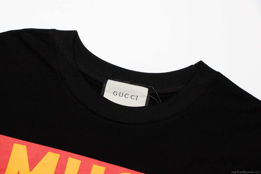 Gucci 717422 Logo print cotton jersey Men Women’s T-shirt G38666