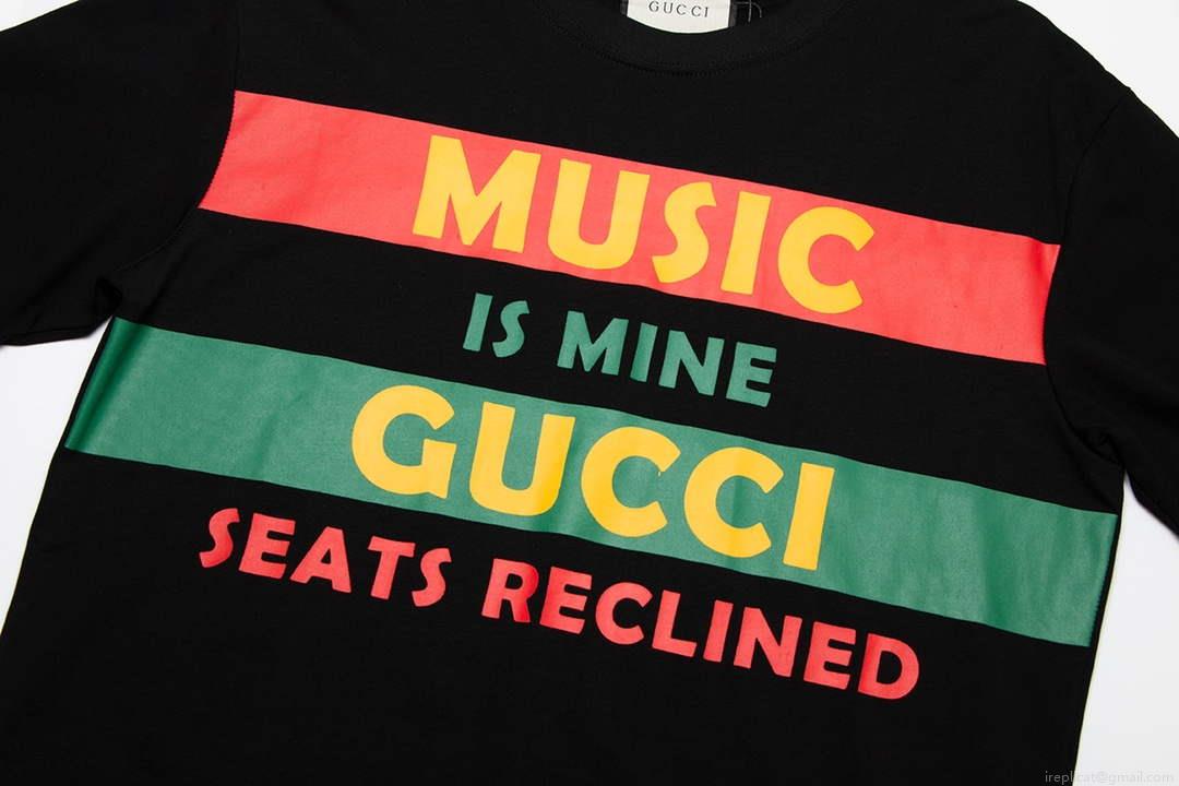 Gucci 717422 Logo print cotton jersey Men Women’s T-shirt G38666