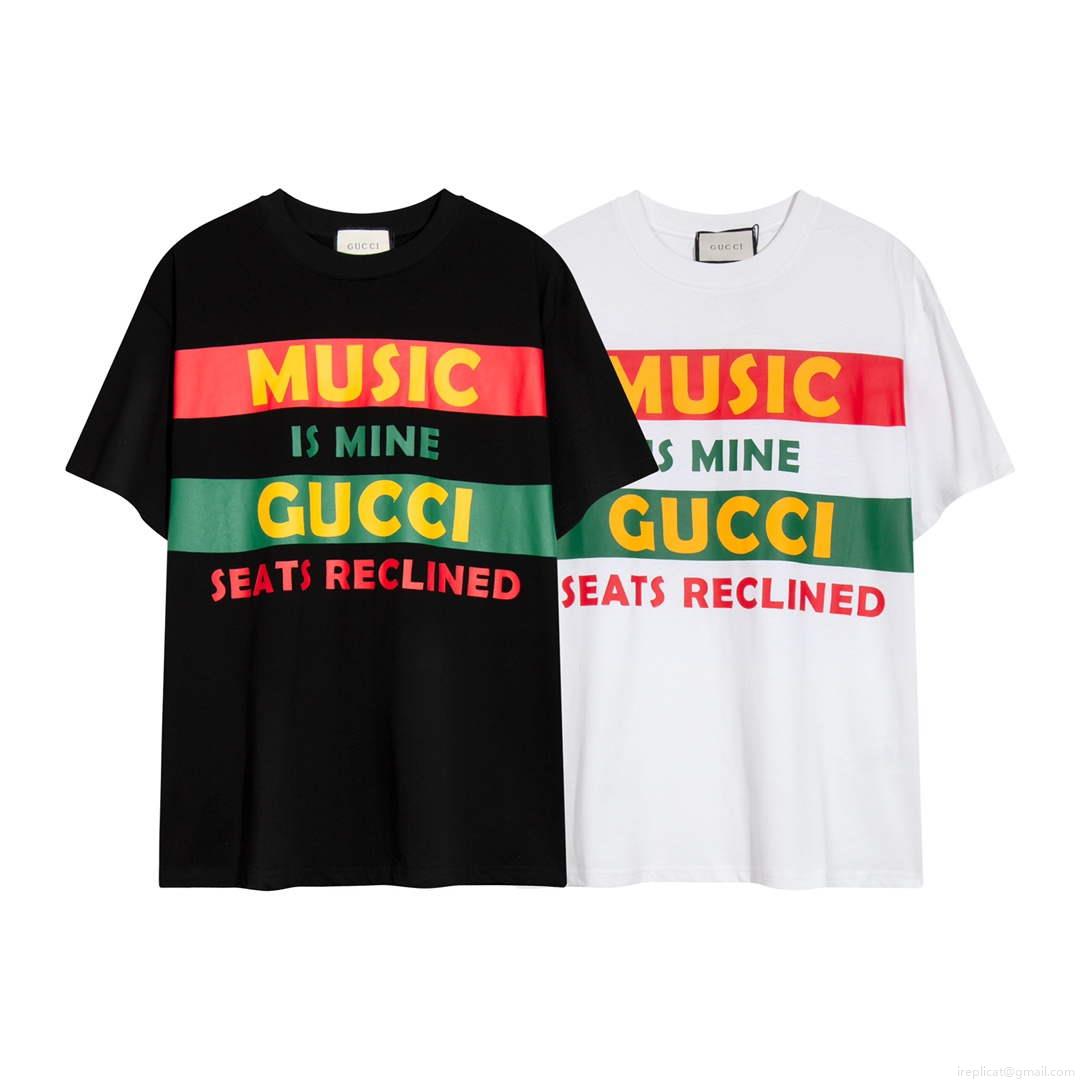 Gucci 717422 Logo print cotton jersey Men Women’s T-shirt G38666