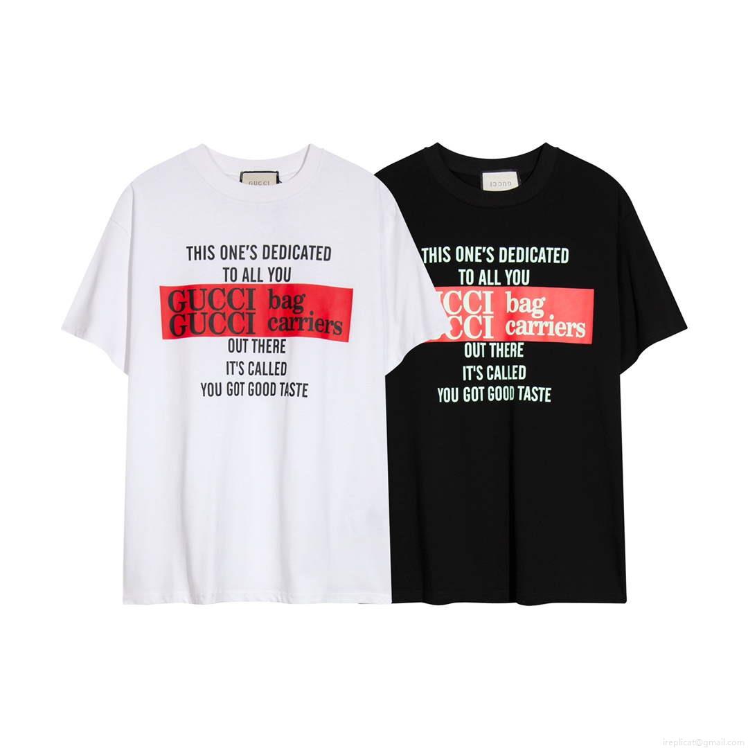 Gucci 717422 Logo print cotton jersey Men Women’s T-shirt G38668