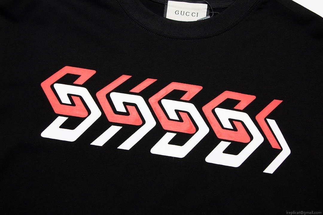 Gucci 717422 Logo print cotton jersey Men Women’s T-shirt G38669