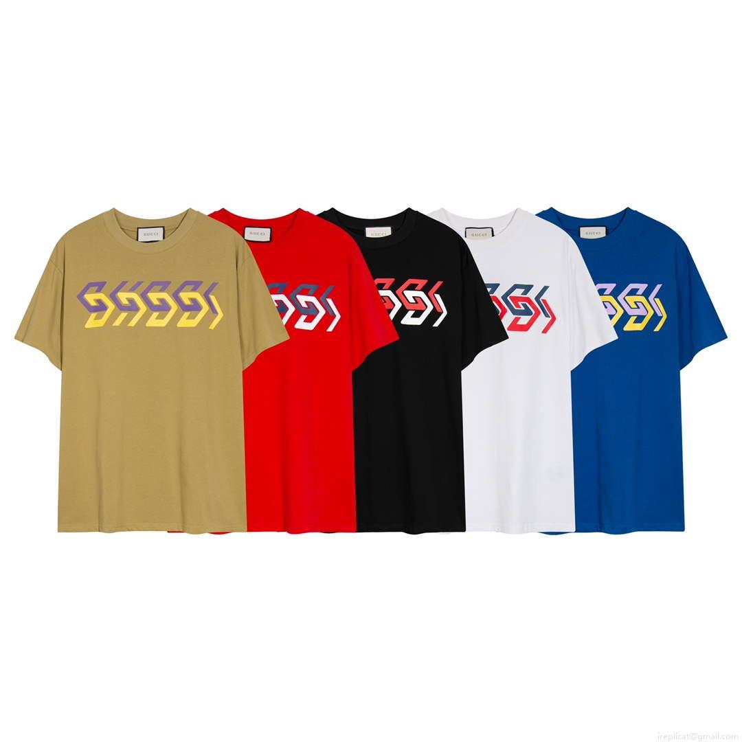 Gucci 717422 Logo print cotton jersey Men Women’s T-shirt G38671