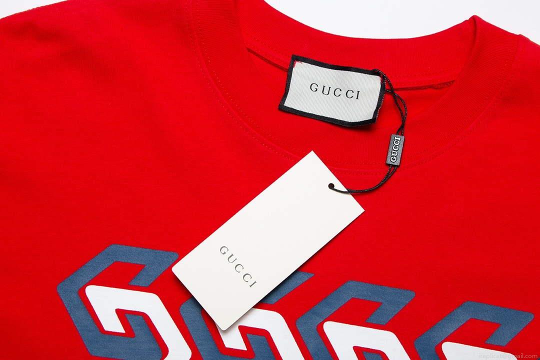 Gucci 717422 Logo print cotton jersey Men Women’s T-shirt G38672
