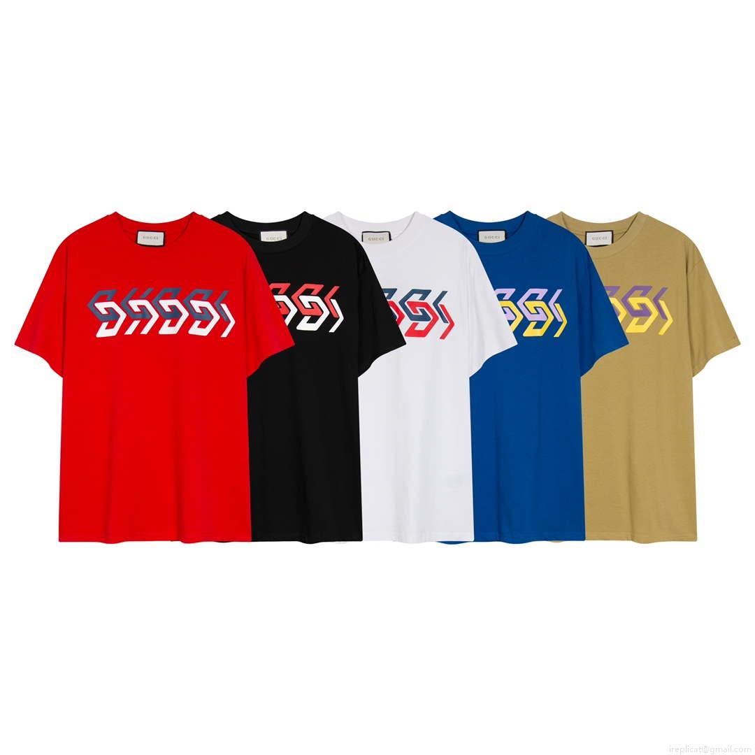 Gucci 717422 Logo print cotton jersey Men Women’s T-shirt G38672