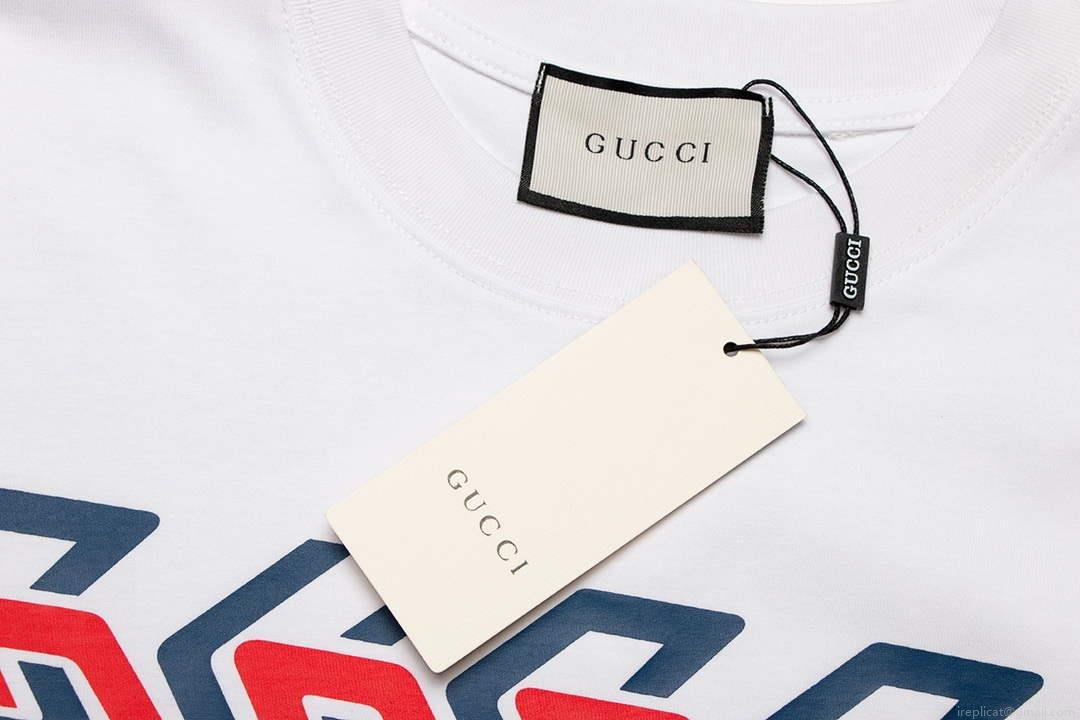 Gucci 717422 Logo print cotton jersey Men Women’s T-shirt G38673