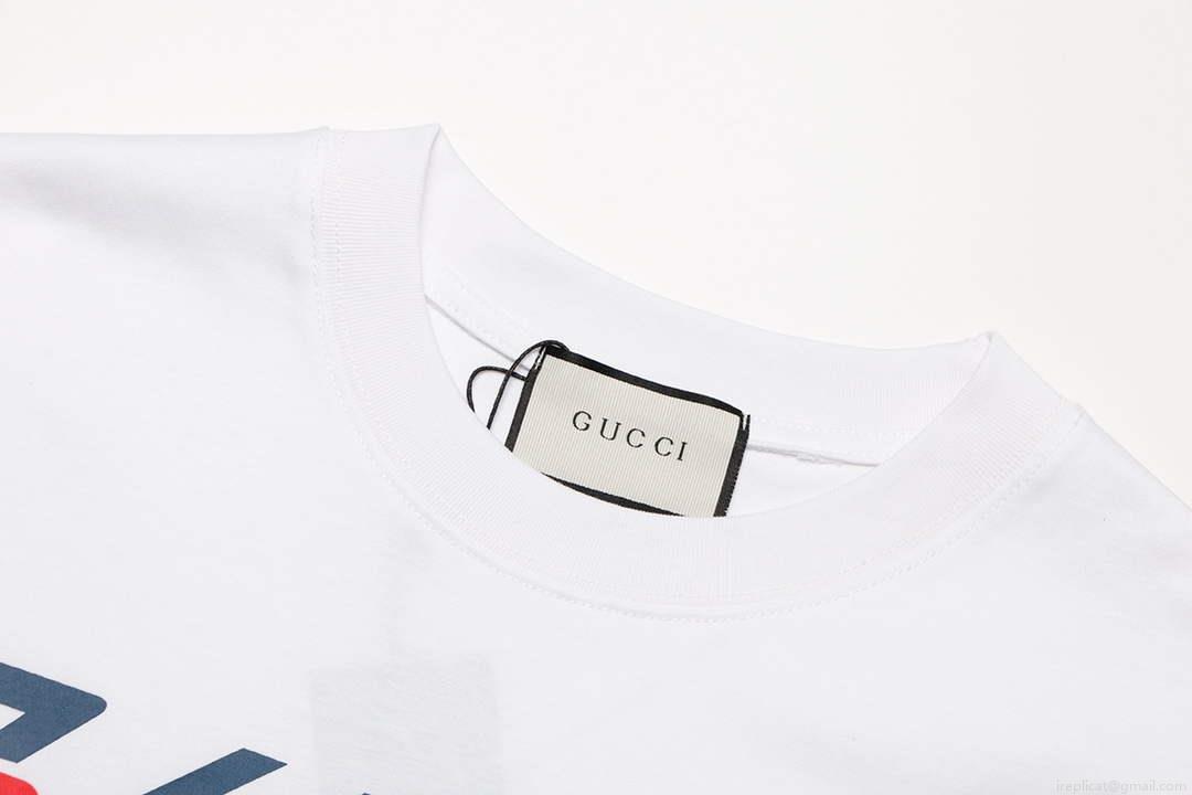 Gucci 717422 Logo print cotton jersey Men Women’s T-shirt G38673