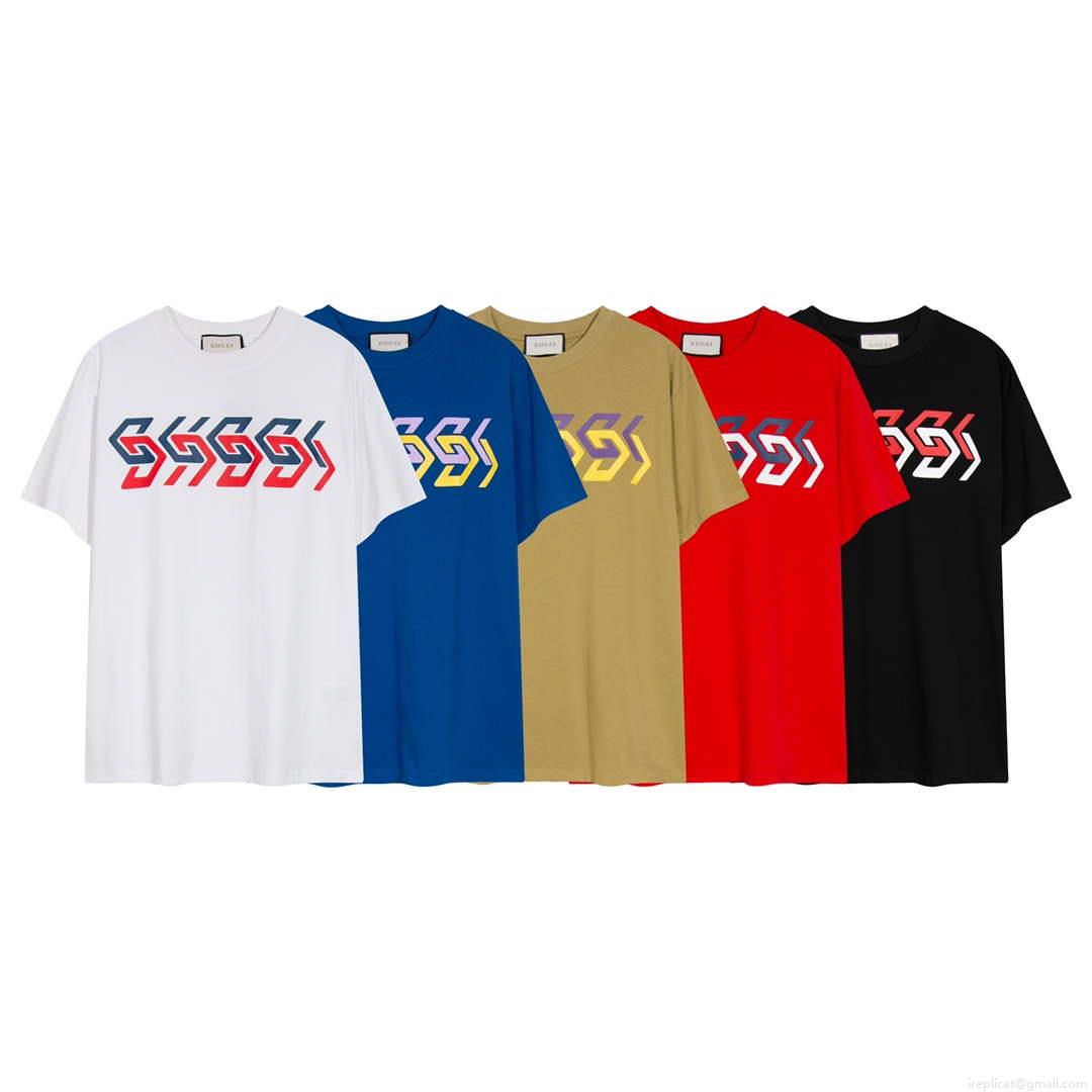 Gucci 717422 Logo print cotton jersey Men Women’s T-shirt G38673