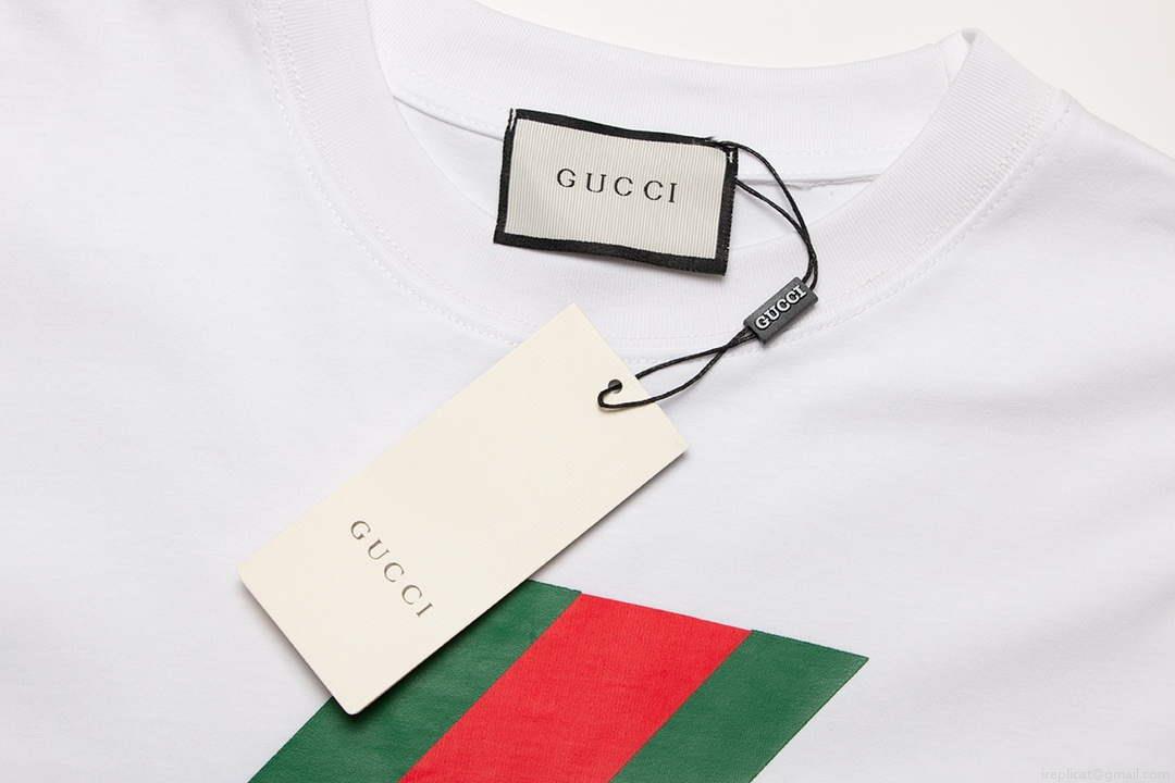 Gucci 717422 Logo print cotton jersey Men Women’s T-shirt G38674