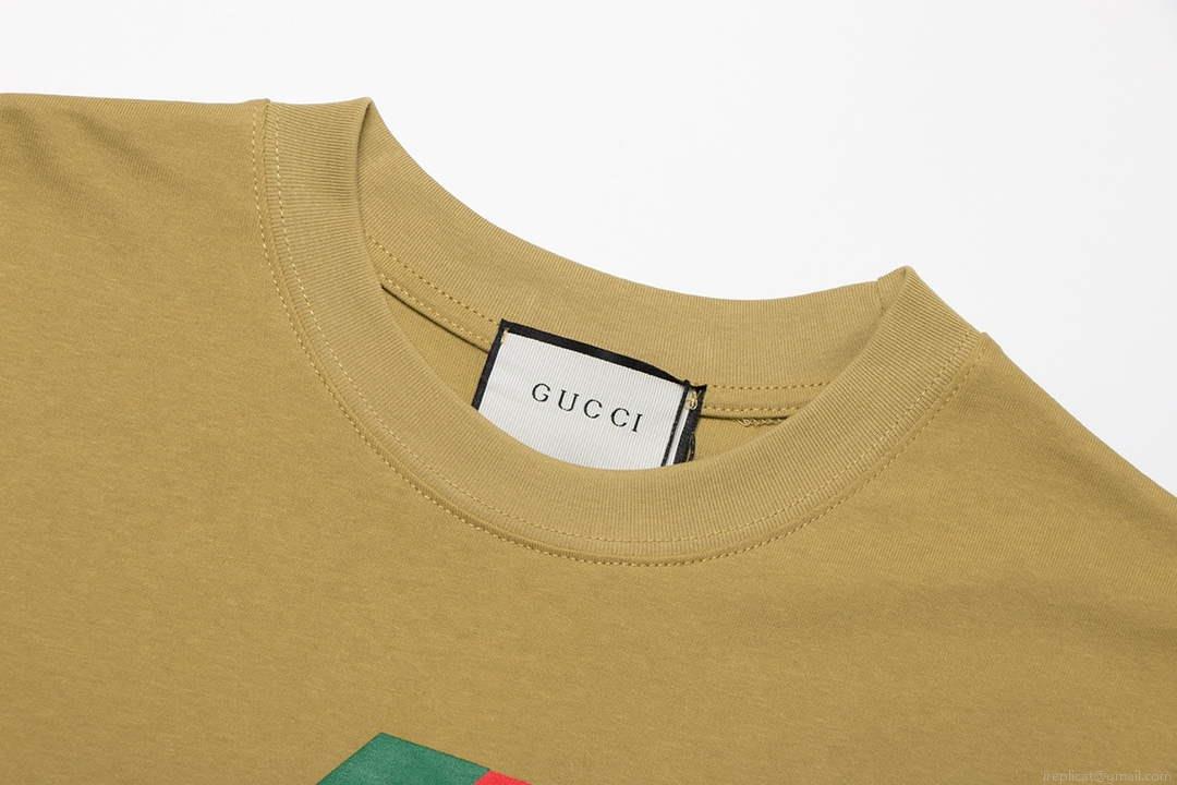 Gucci 717422 Logo print cotton jersey Men Women’s T-shirt G38675