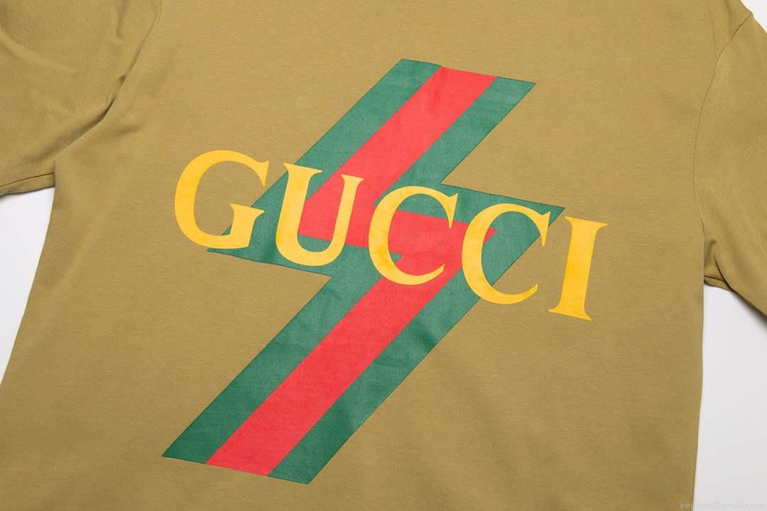 Gucci 717422 Logo print cotton jersey Men Women’s T-shirt G38675
