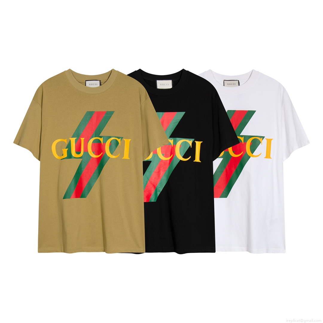 Gucci 717422 Logo print cotton jersey Men Women’s T-shirt G38675
