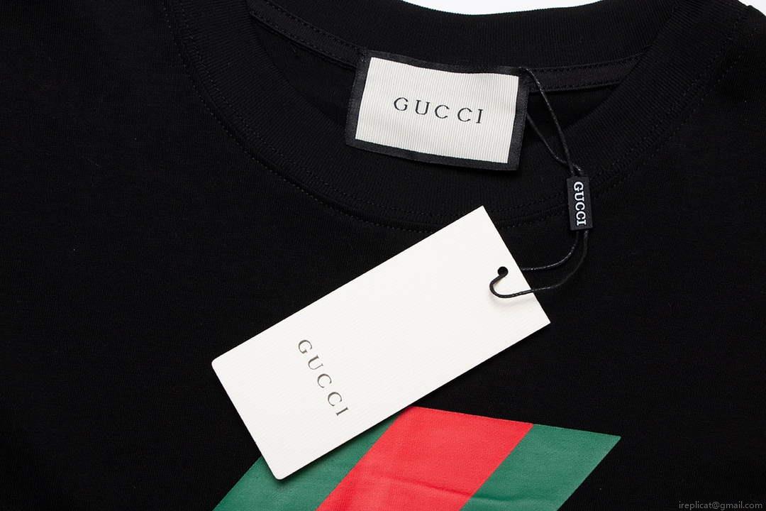 Gucci 717422 Logo print cotton jersey Men Women’s T-shirt G38676