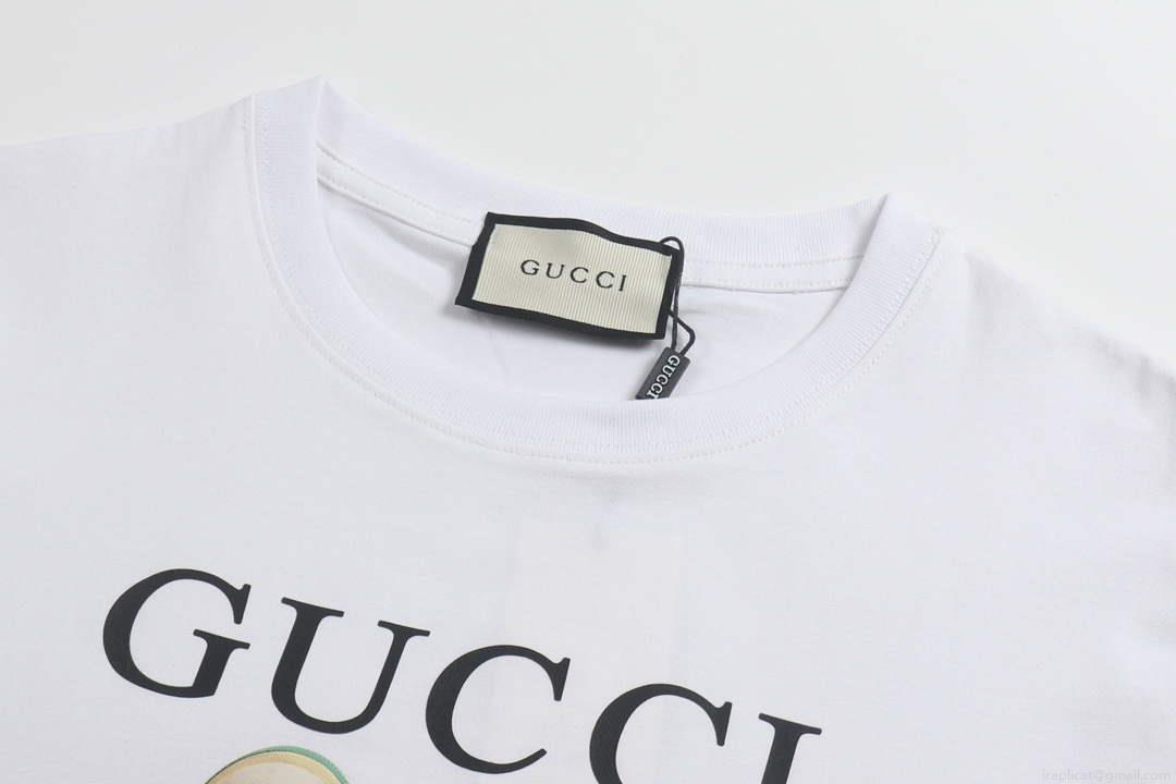 Gucci 717422 Logo print cotton jersey Men Women’s T-shirt G38678