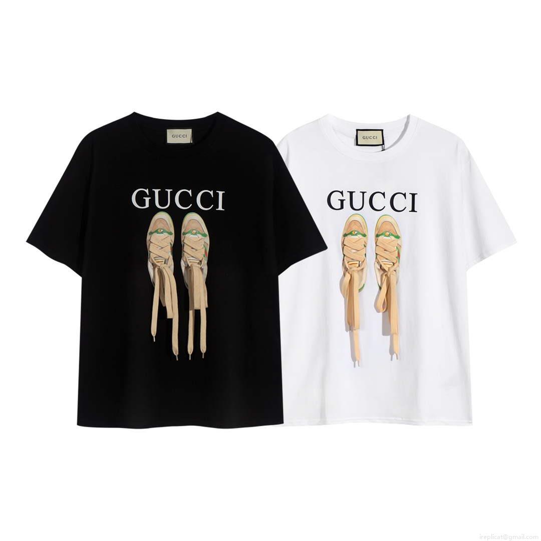 Gucci 717422 Logo print cotton jersey Men Women’s T-shirt G38678