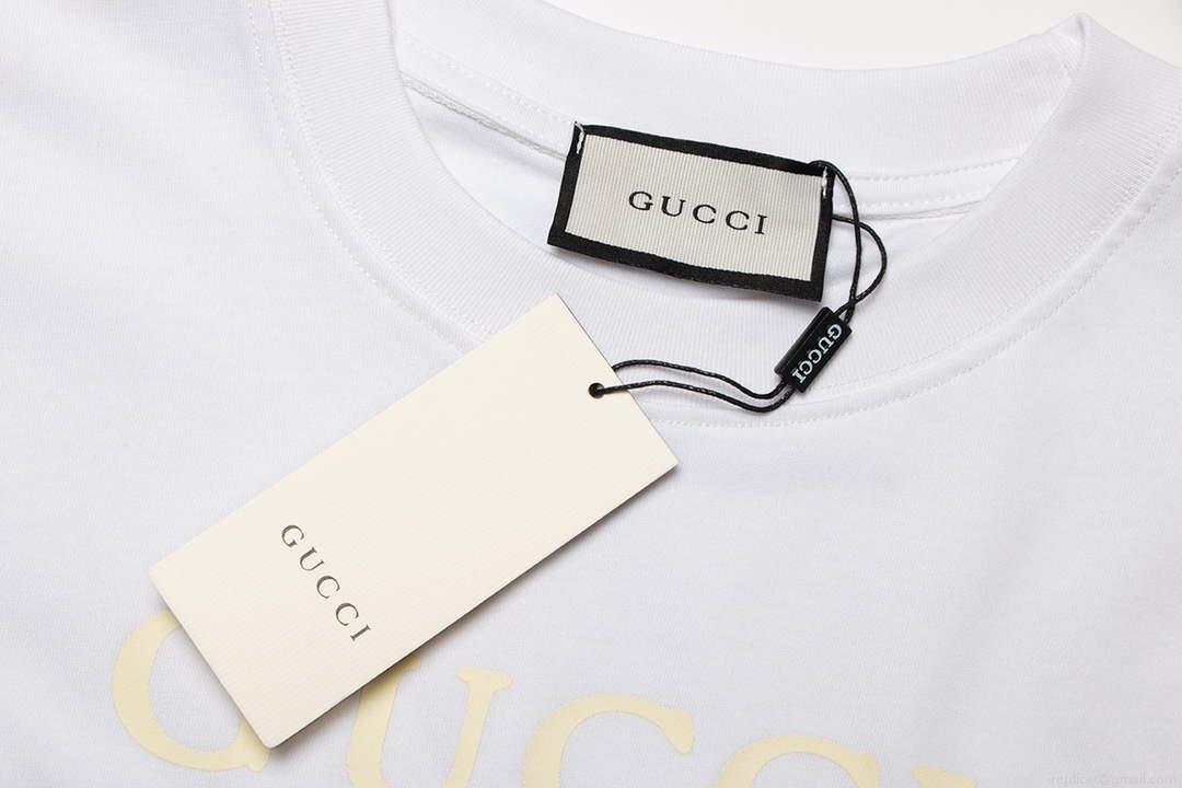 Gucci 615044 Logo print cotton jersey Men Women’s T-shirt G38680