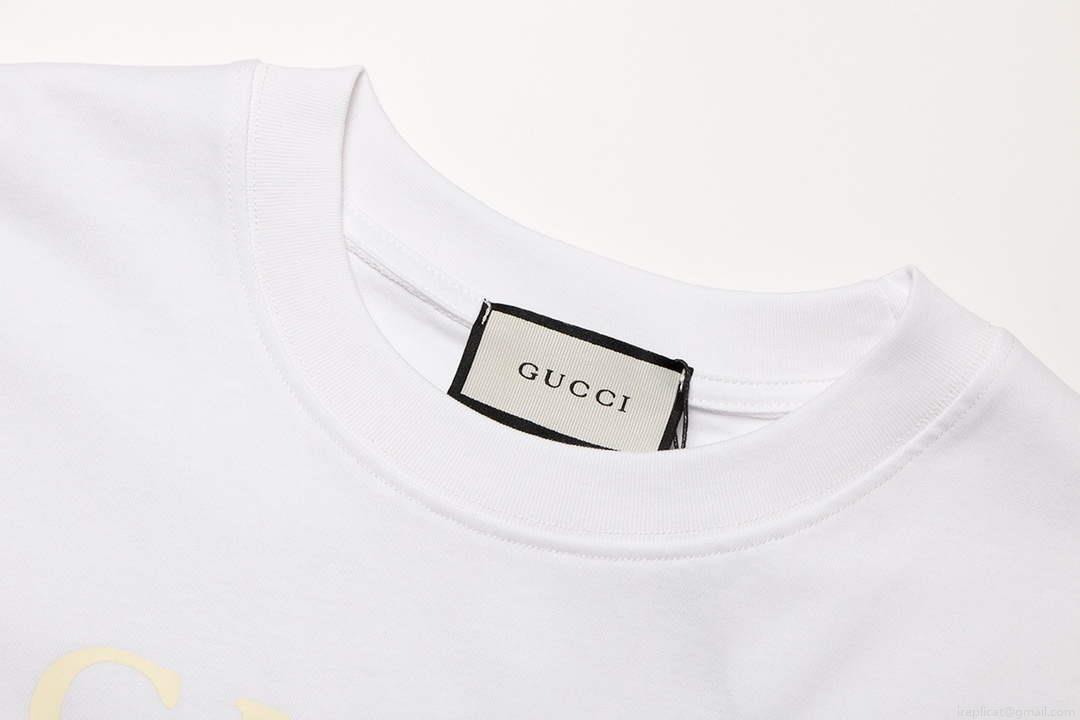 Gucci 615044 Logo print cotton jersey Men Women’s T-shirt G38680