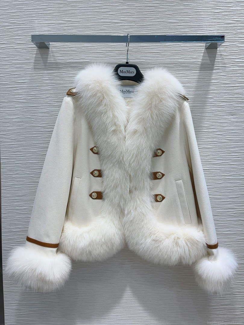 Max Mara Women’s Fashion Clothing Fur Coat M78362