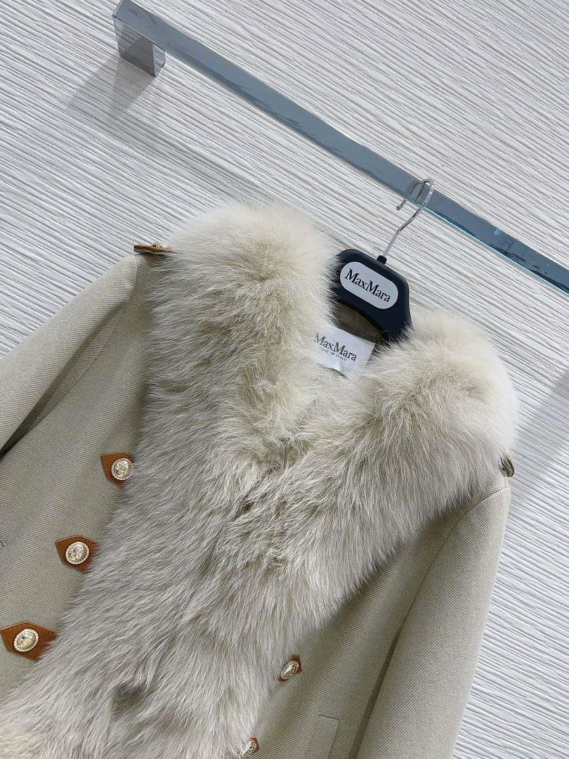 Max Mara Women’s Fashion Clothing Fur Coat M78363