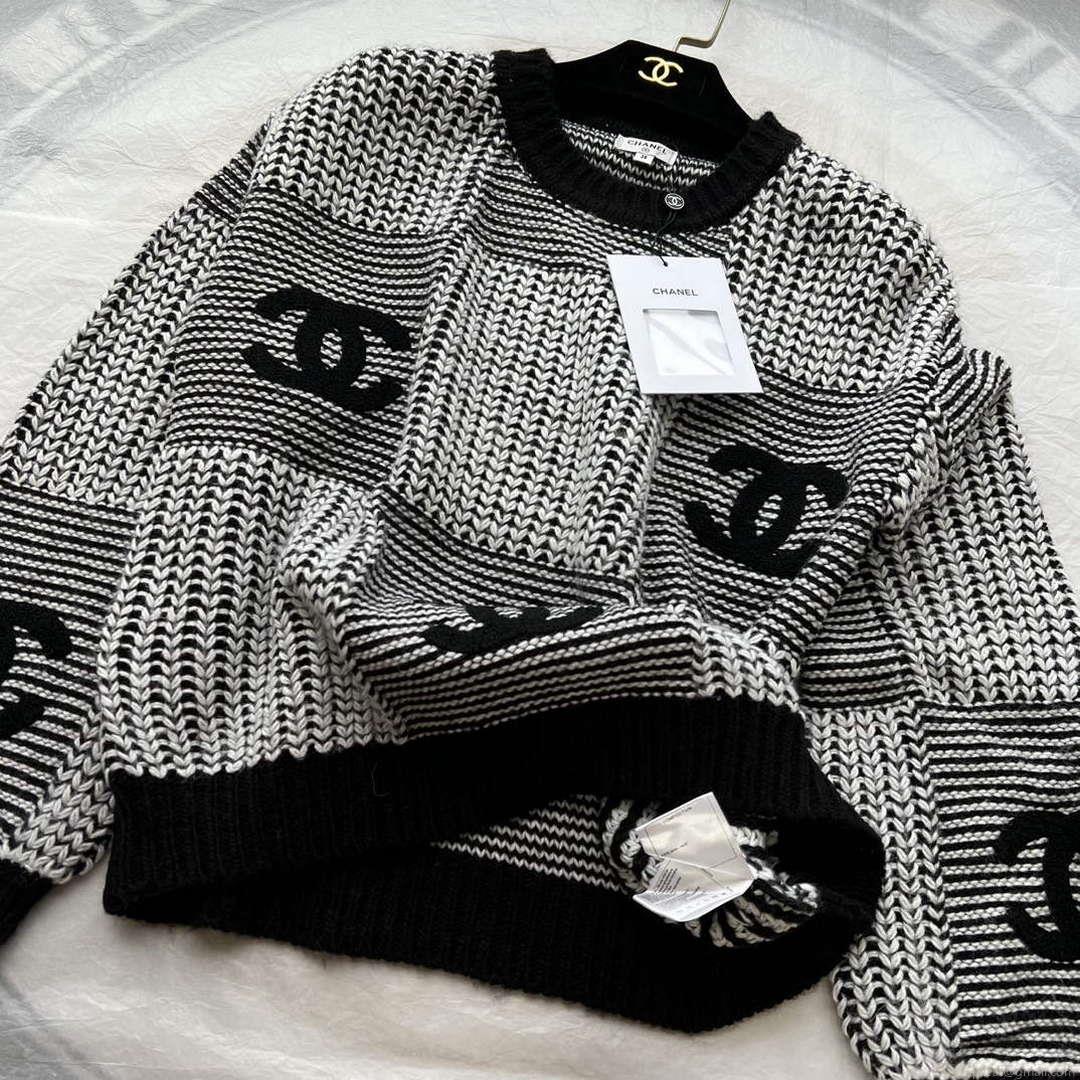 Chanel Women’s Fashion Clothing Knitted Sweaters C58842