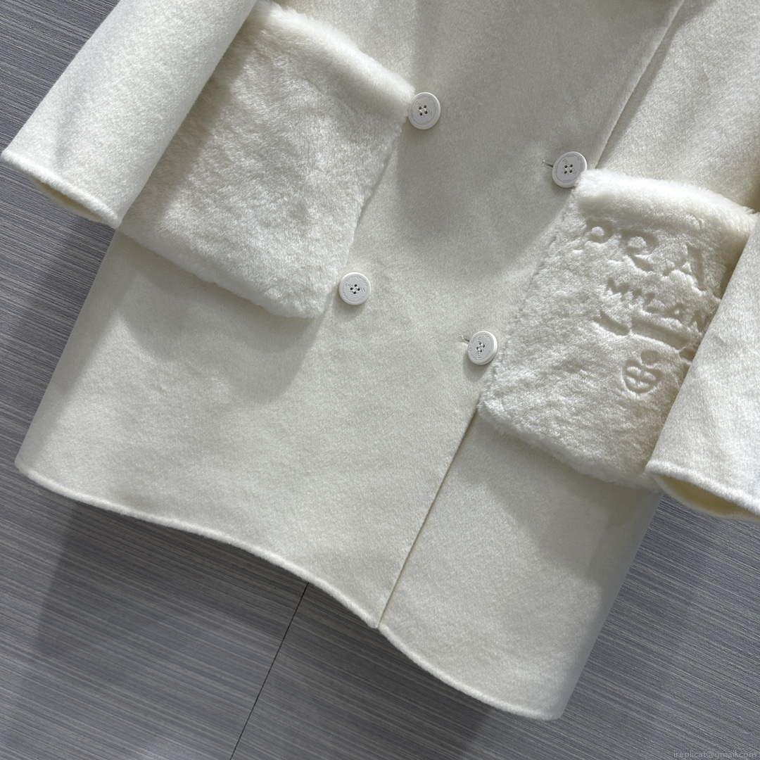Prada Women’s Fashion Clothing Cashmere Coat P99465