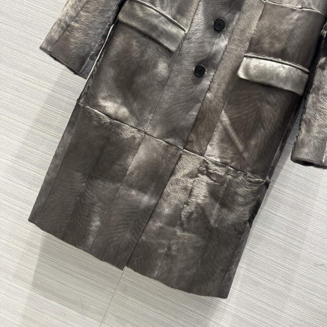 Prada Women’s Fashion Clothing Sheepskin Suit Coat P99467
