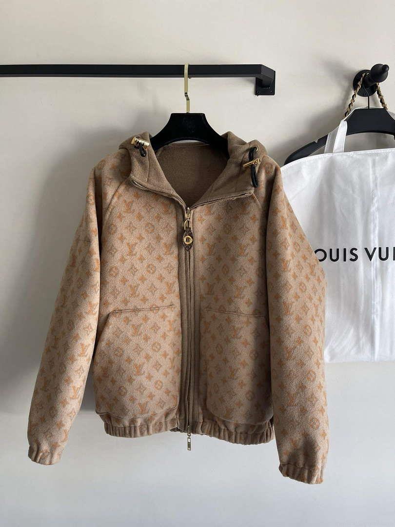 LV 1ABTBO Louis Vuitton Reversible 3D Monogram Jacquard Jacket L35820