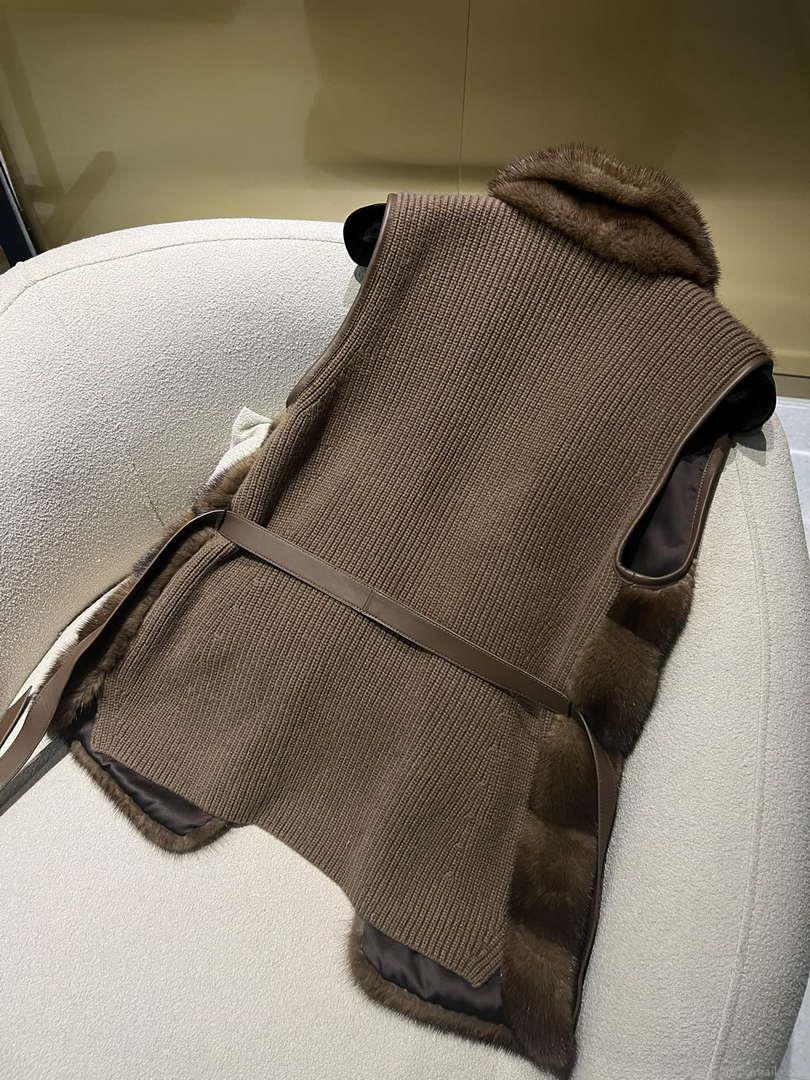 Loro Piana Copenhagen Mink Cashmere Vest L90092