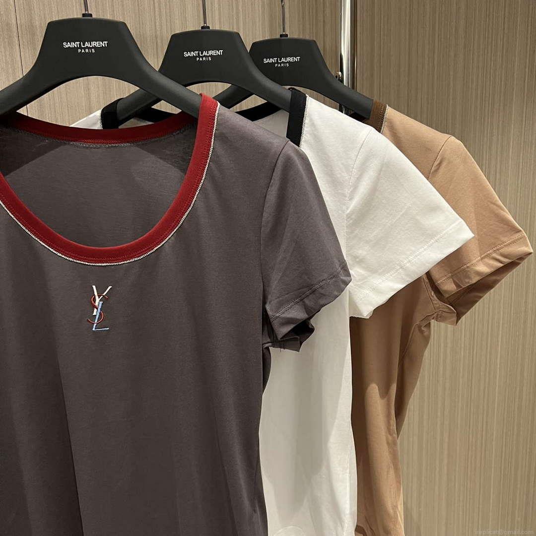 YSL Women’s T-shirt Fashion Clothing Y51520