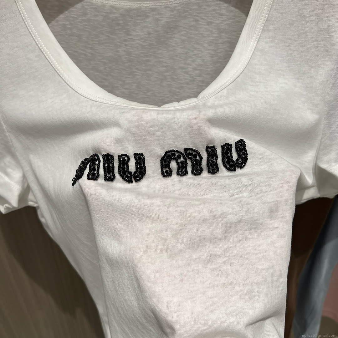 MiuMiu Women’s T-shirt Fashion Clothing M99120