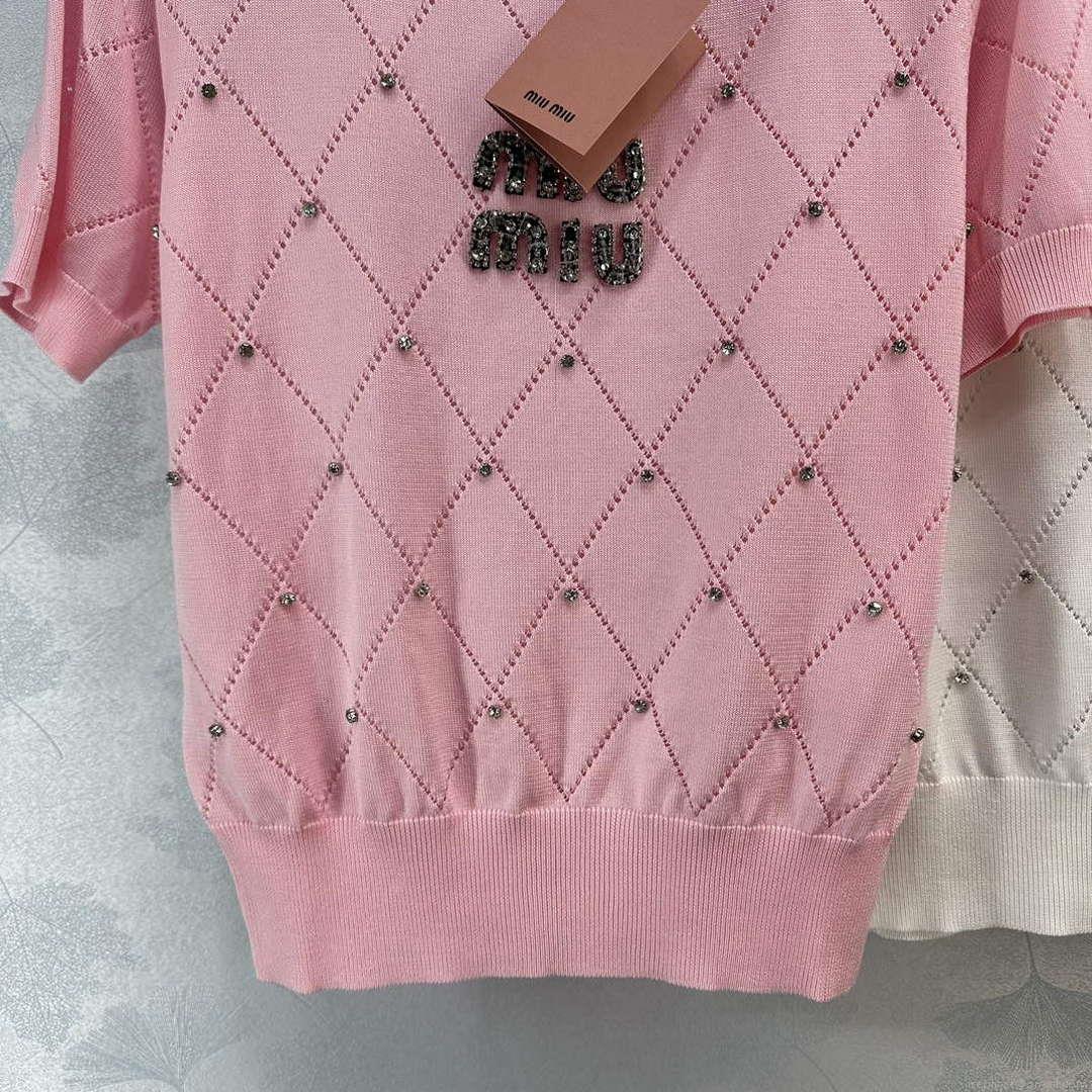 MiuMiu Women’s T-shirt Fashion Clothing M99125