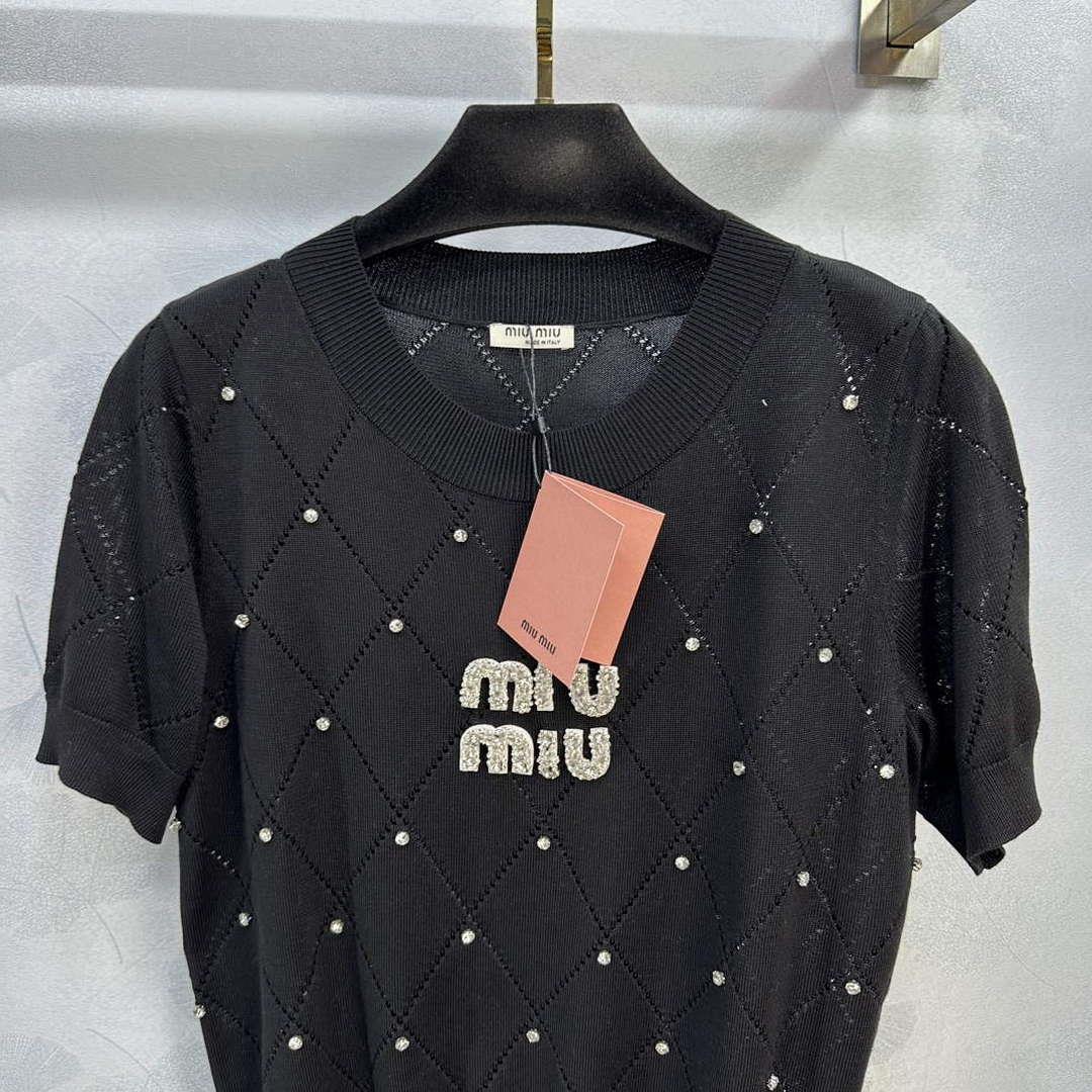 MiuMiu Women’s T-shirt Fashion Clothing M99125