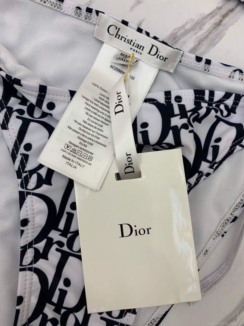 Dior Women’s Designer inspired monogram pink trotter White and black swimsuit swimming suit 38097