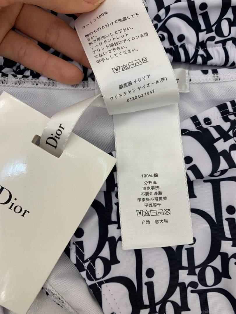 Dior Women’s Designer inspired monogram pink trotter White and black swimsuit swimming suit 38097