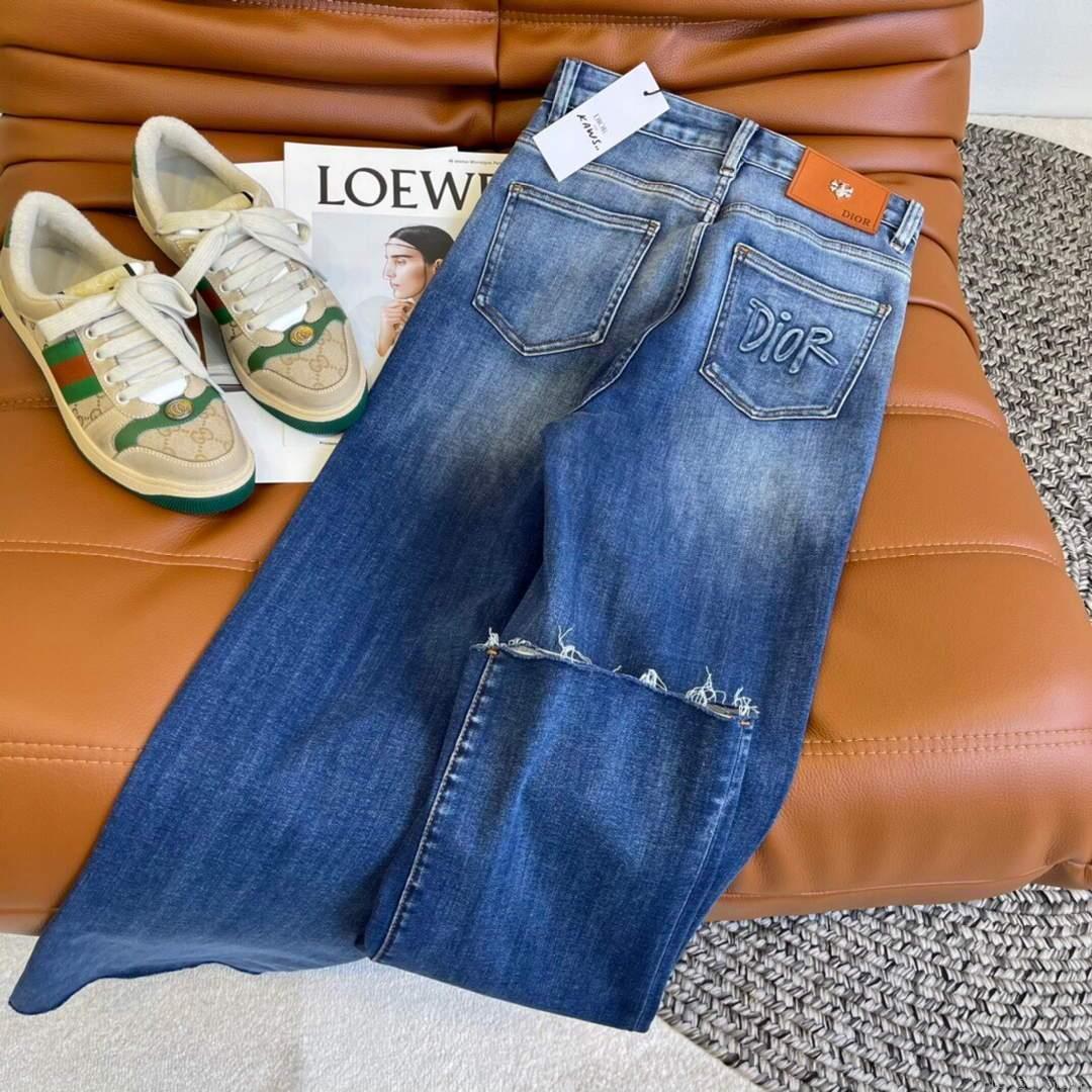 Dior Women’s Jeans Designer Dior Trousers 30009