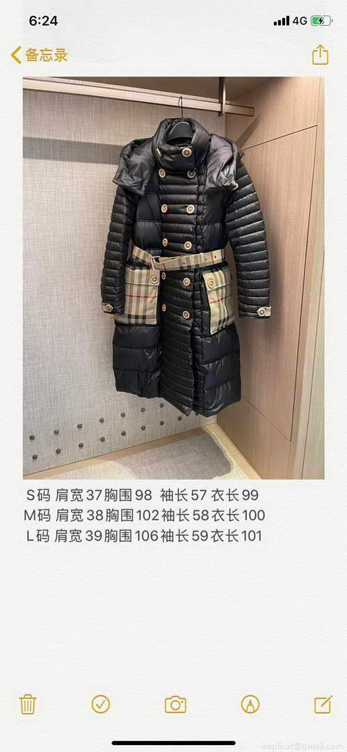 Burberry Women’s Down Jacket Designer Burberry Clothing B58430