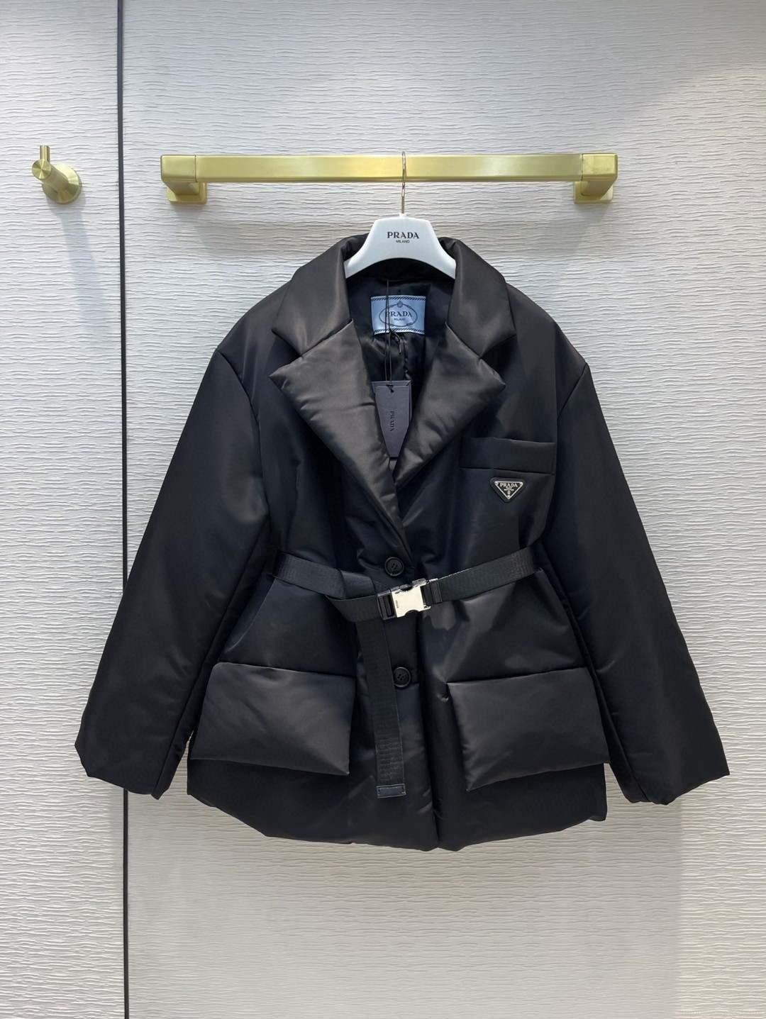 Prada Women’s Down Jacket Short Prada Black 88099