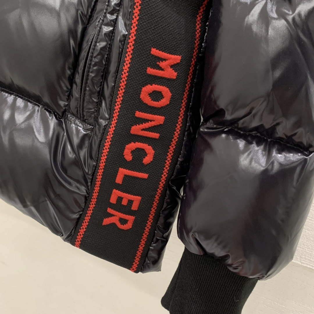 Moncler H20911A Women’s Men’s Lunetiere Short Down Jacket Black 88642