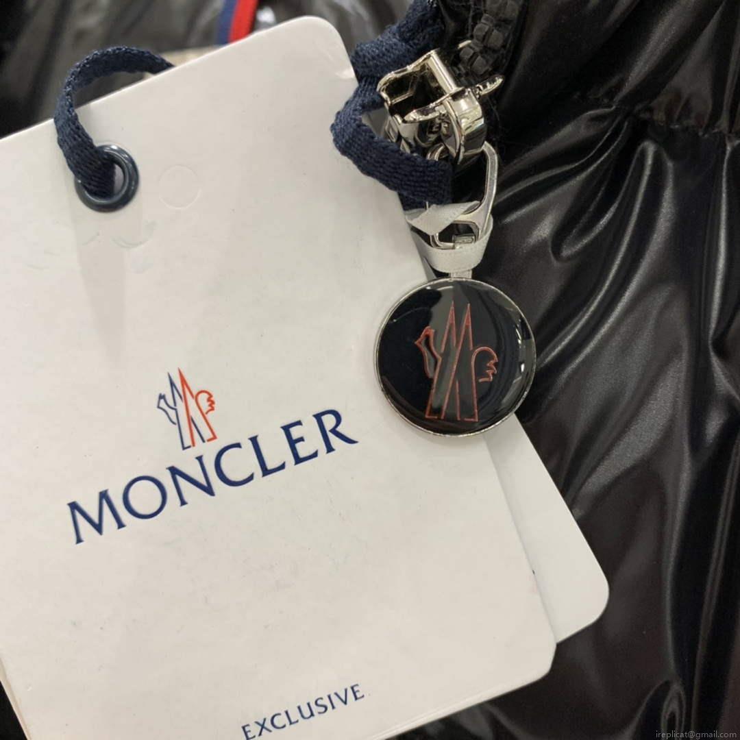 Moncler H20911A Women’s Men’s Lunetiere Short Down Jacket Black 88642