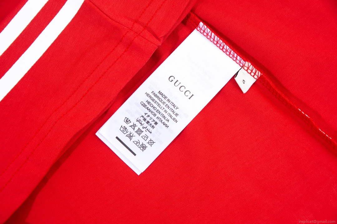Gucci 616036 Adidas x Gucci Cotton Jersey Men Women’s T-shirt G38681